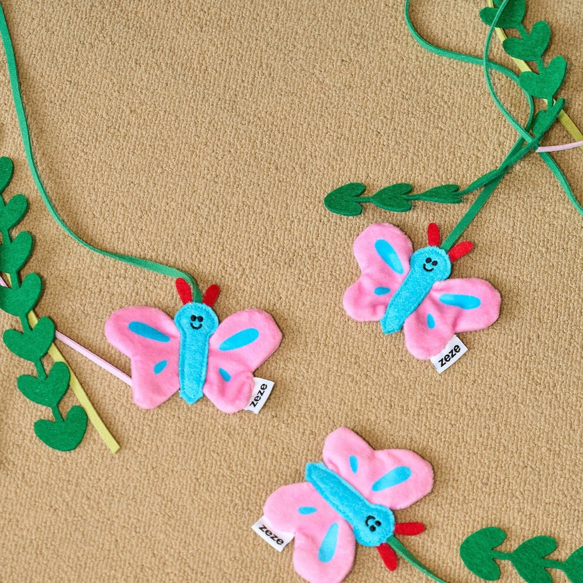 ZEZE Daydream Cat Teaser Wand - Silky Butterfly