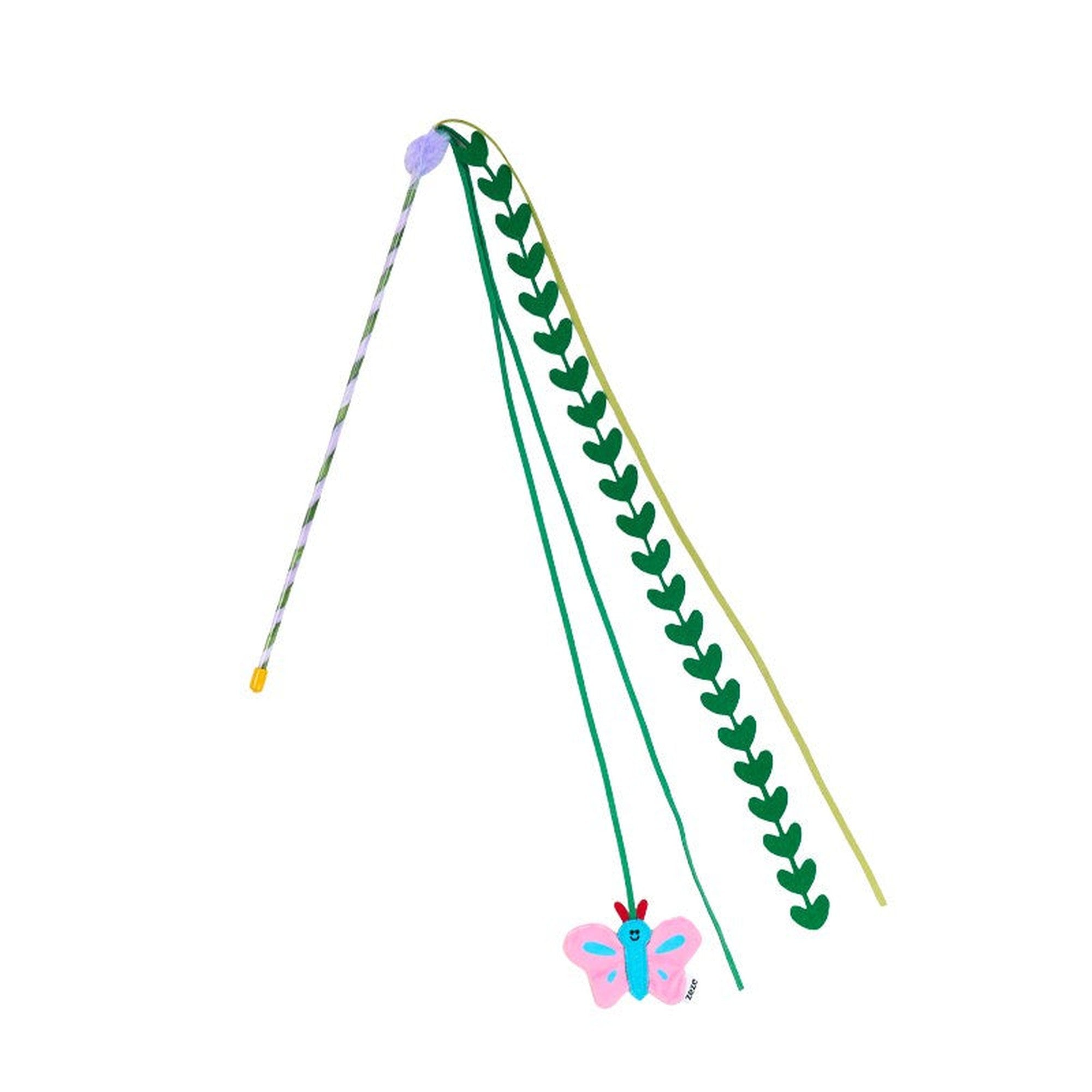 ZEZE Daydream Cat Teaser Wand - Silky Butterfly