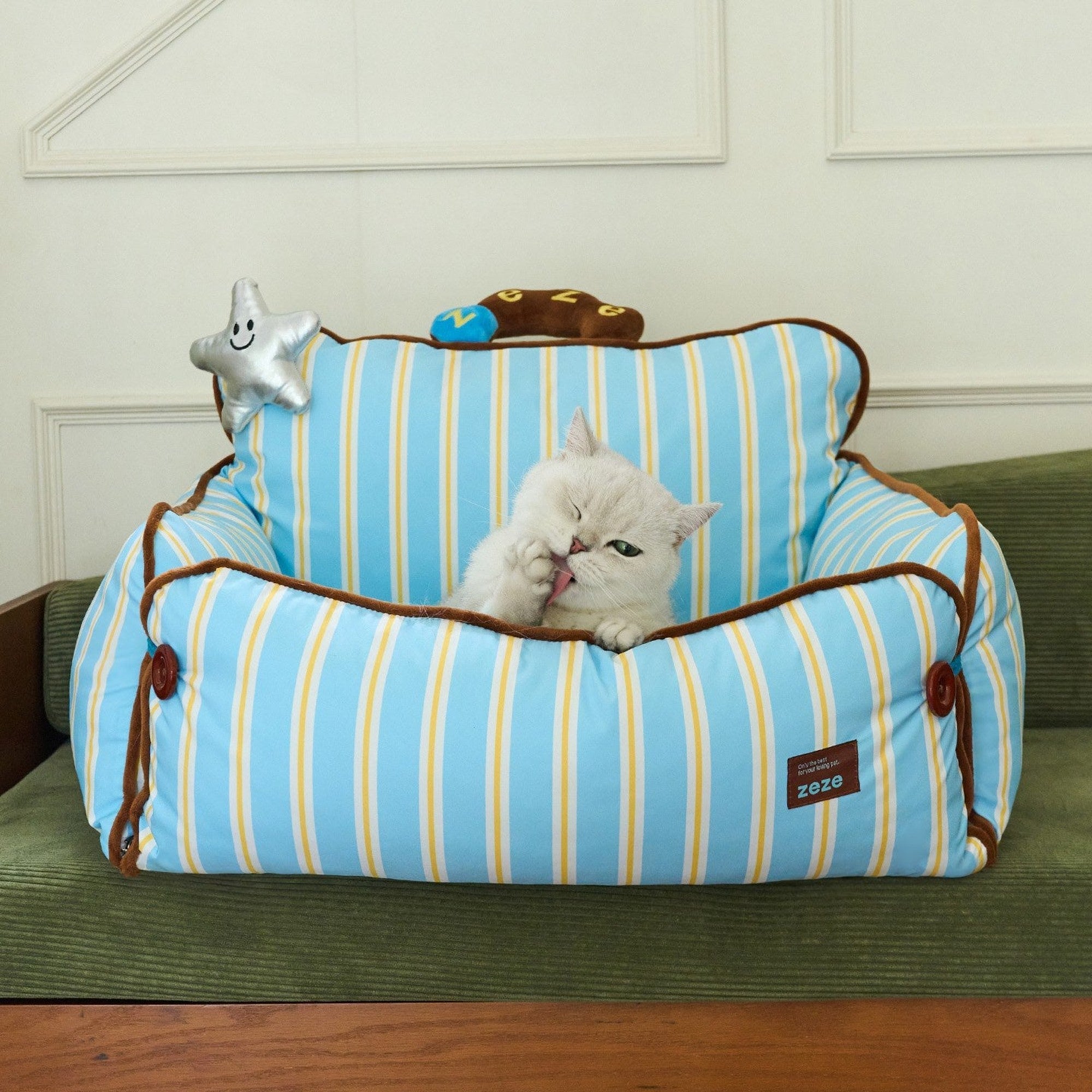 ZEZE Extendable Striped Pet Sofa - Twinkle Star