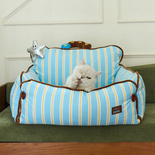 ZEZE Extendable Striped Pet Sofa - Twinkle Star