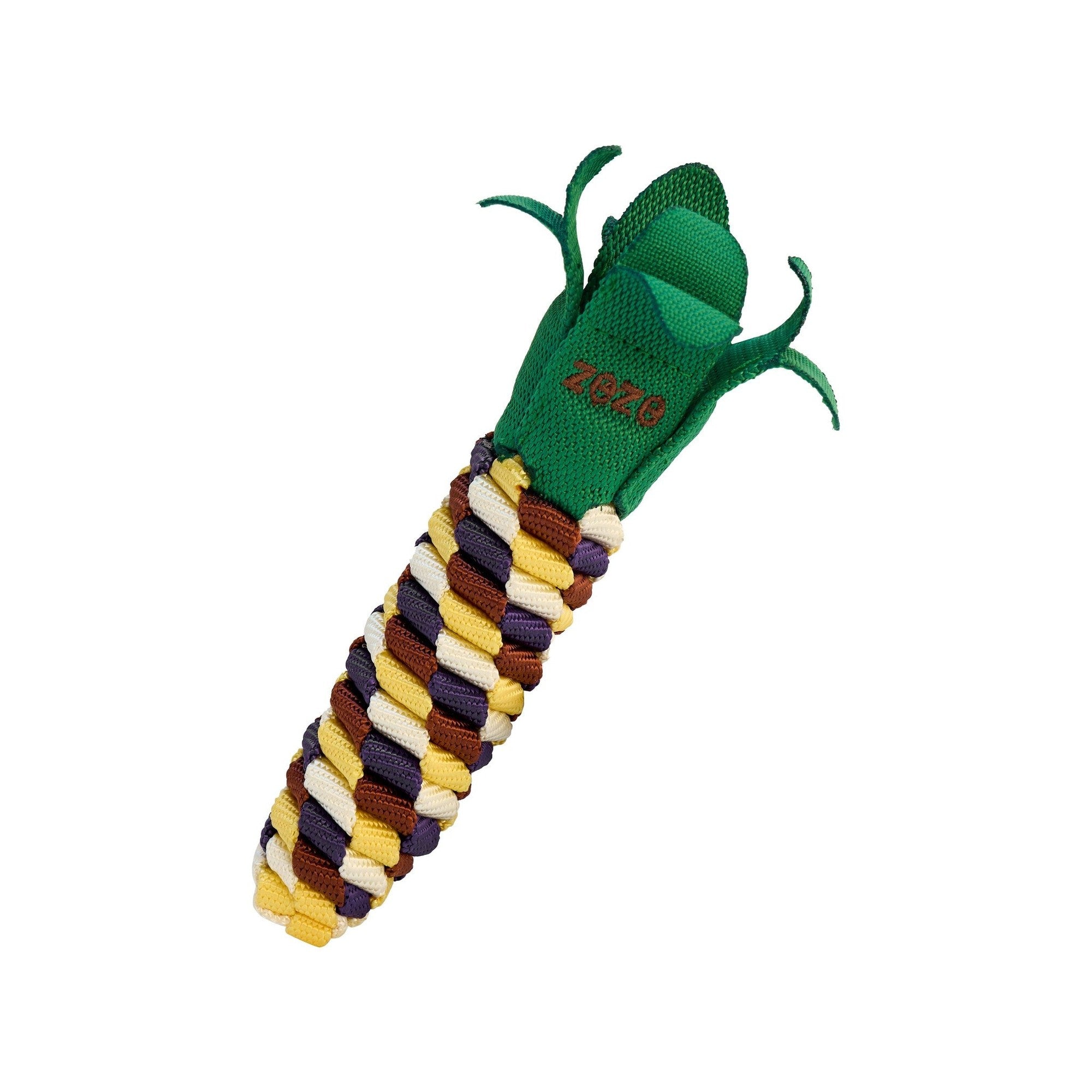 ZEZE Fruit & Veggie Rope Toy - Rainbow Corn