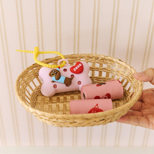 ZEZE Lavender-Scented Poop Bags - Pink