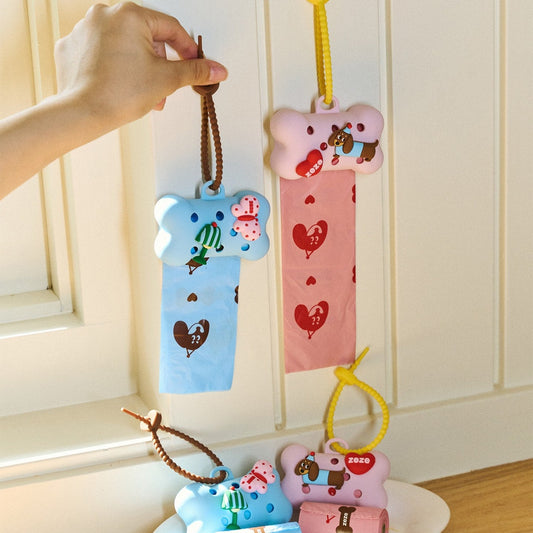 ZEZE Lavender-Scented Poop Bags - Pink