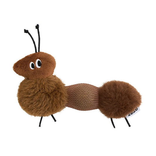 ZEZE Little Ant catnip cat toy on white background