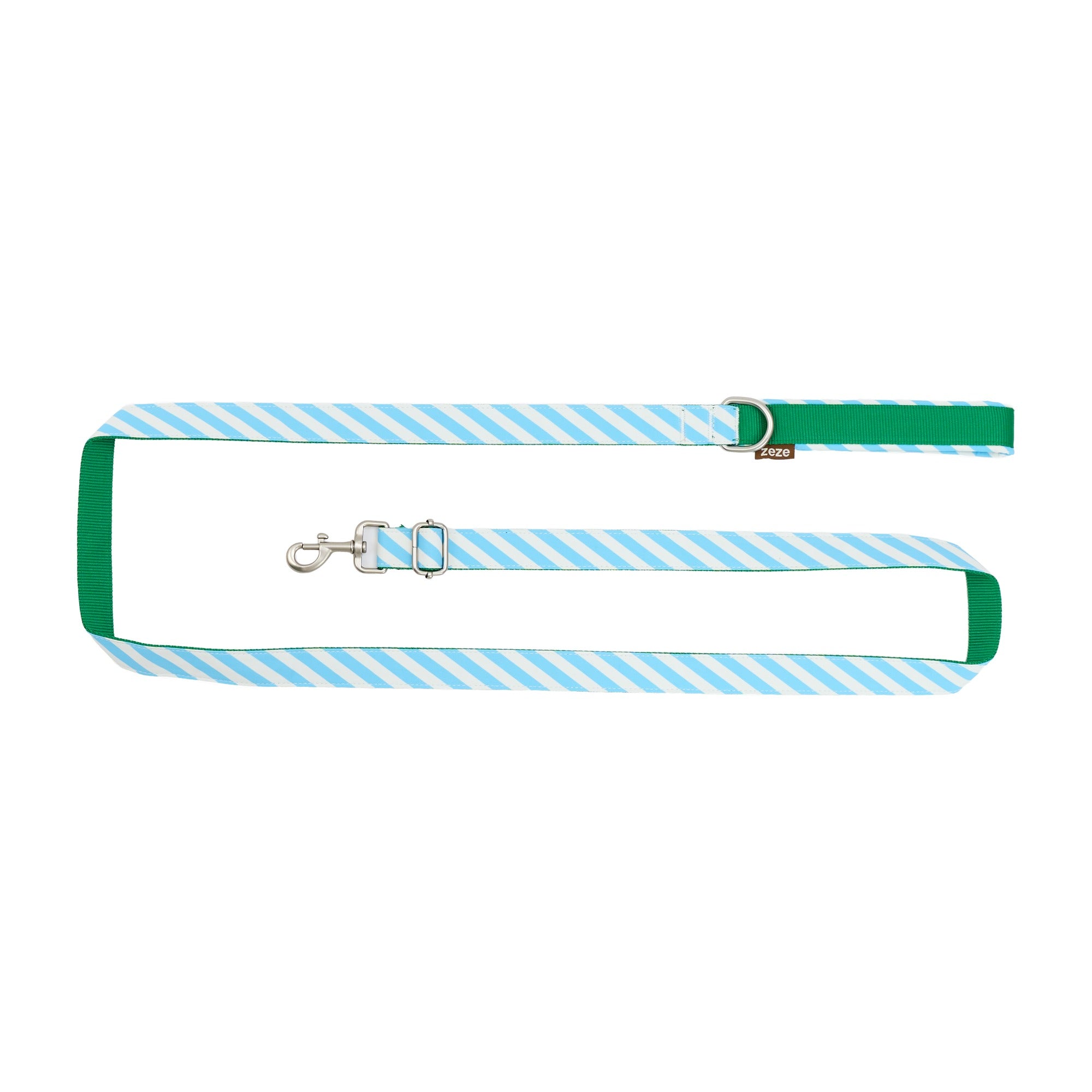 ZEZE striped adjustable dog leash