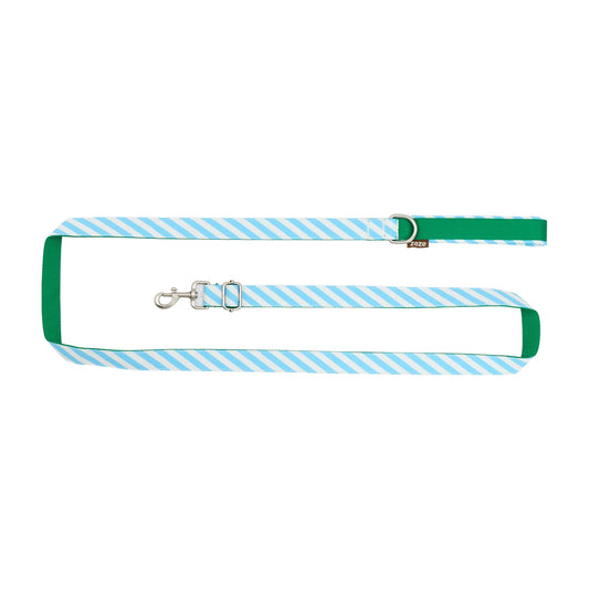 ZEZE striped adjustable dog leash