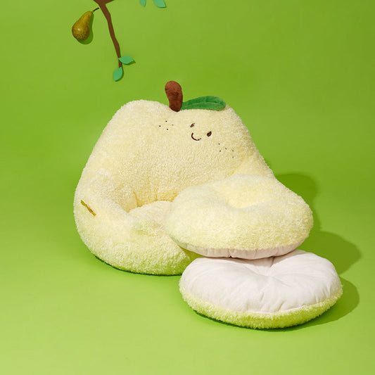 ZEZE pear shaped pet sofa bed with cat