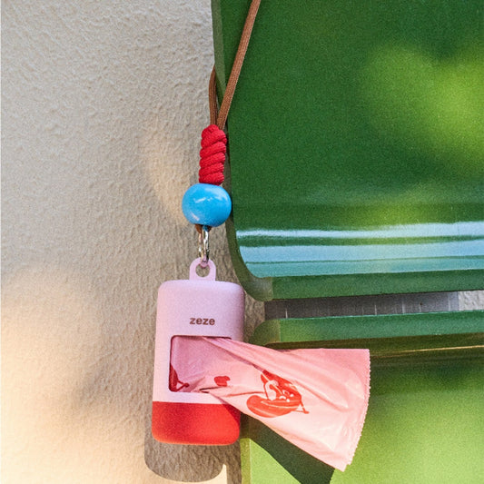 ZEZE Bobo Poop Bag Dispenser - Berry Pink