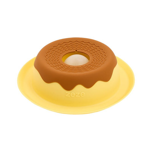 ZEZE Pudding Lick Bowl with rolling ball, Large