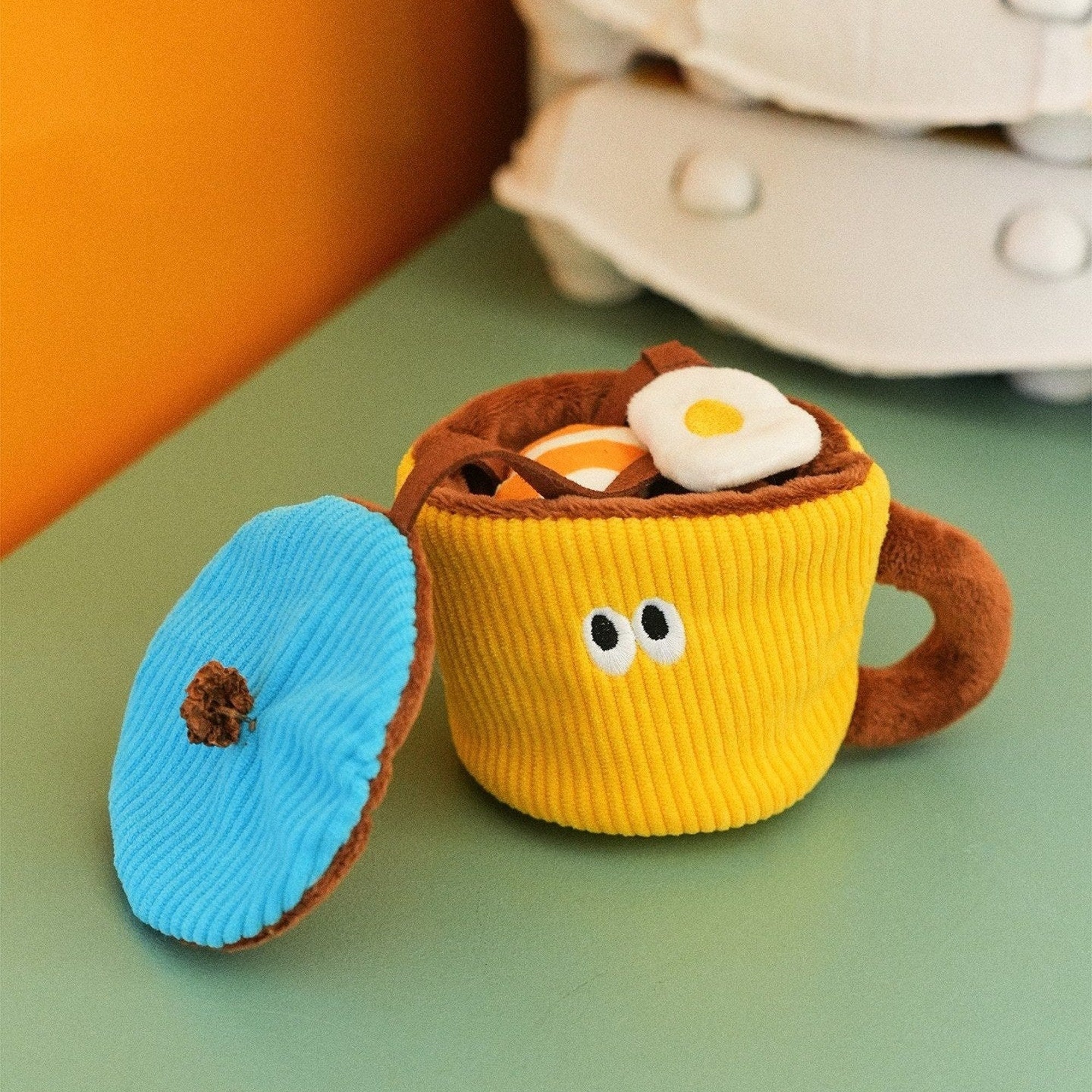 Snack Cup stuffed with plush snack charms