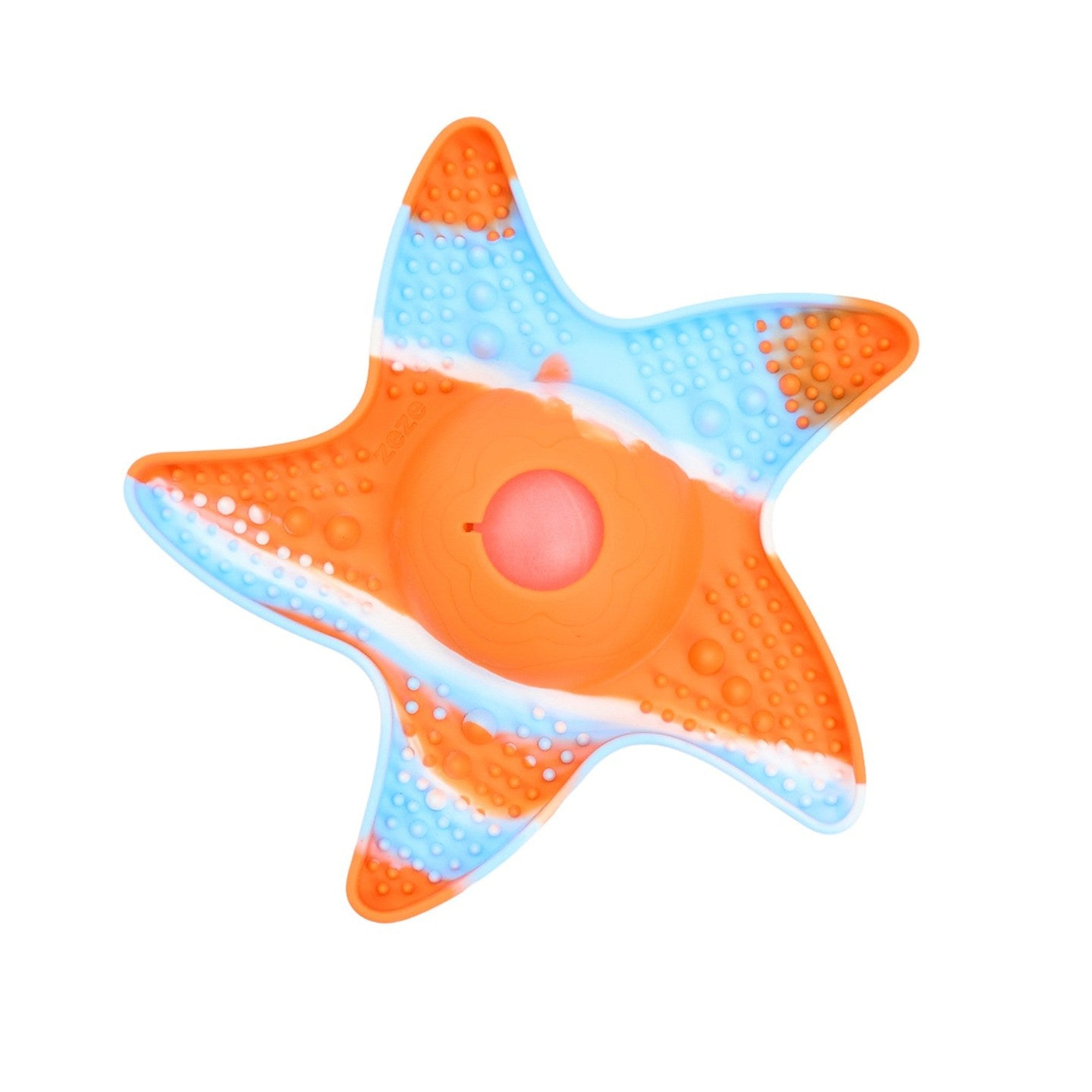 ZEZE Stella Starfish Lick Mat - Orange
